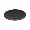 Black Melamine Platform Plate 208x20mm